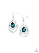 Load image into Gallery viewer, Paparazzi 💜 &quot;So the Story GLOWS&quot; -- Blue Earrings
