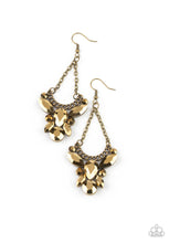 Load image into Gallery viewer, Paparazzi 💜 &quot;Bling Bouquets&quot; -- Brass Earrings
