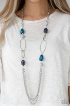 Charger l&#39;image dans la galerie, Paparazzi 💜 &quot;Pleasant Promenade&quot; -- Blue Necklace
