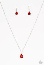 Charger l&#39;image dans la galerie, Paparazzi 💜 &quot;Classy Classist&quot; -- Red Rhinestone Necklace
