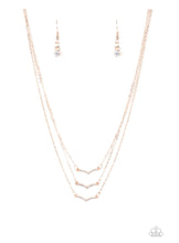 Load image into Gallery viewer, Paparazzi 💜 &quot;Pretty Petite&quot; -- Rose Gold Necklace
