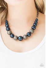 Load image into Gallery viewer, Paparazzi 💜 Color Me CEO- Blue Necklace
