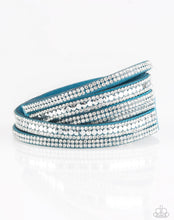 Cargar imagen en el visor de la galería, Paparazzi 💜 “Rock Star Attitude” — Blue Urban Wrap Bracelet
