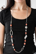 Load image into Gallery viewer, Paparazzi💜 “All About Me” -- Orange Necklace
