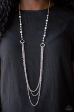 Load image into Gallery viewer, Paparazzi 💜 &quot;Contemporary Cadence&quot; -- Silver Necklace
