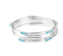 Cargar imagen en el visor de la galería, Paparazzi 💜 Stackable Sparkle - Blue Bracelet
