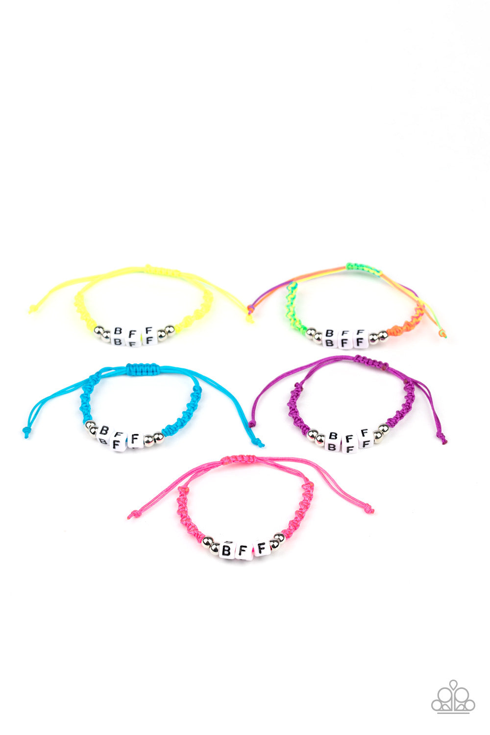 Paparazzi 💜 STARLET SHIMMER 💜 Colorful BFF Bracelet -- 5 Pack