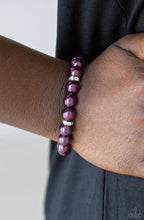 Cargar imagen en el visor de la galería, Paparazzi 💜 &quot;Exquisitely Elite&quot; -- Purple Bracelet
