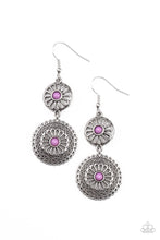 Load image into Gallery viewer, Paparazzi 💜 &quot;Keep It WHEEL&quot; -- Purple Earrings
