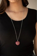 Load image into Gallery viewer, Paparazzi 💜 “Love Is All Around- Red Necklace
