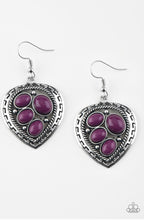 Lade das Bild in den Galerie-Viewer, Paparazzi 💜 &quot;Wild Heart Wonder&quot; -- Purple Earrings
