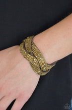 Load image into Gallery viewer, Paparazzi 💜 &quot;Nice Girls Finish Last&quot; -- Brass Wrap Bracelet
