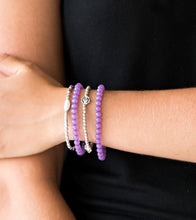 Load image into Gallery viewer, Paparazzi 💜 Blooming Buttercups - Purple  Bracelet
