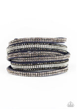 Charger l&#39;image dans la galerie, Paparazzi 💜 &quot;Royal Razzle&quot; -- Blue Wrap Bracelet
