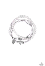 Load image into Gallery viewer, Paparazzi 💜”Really Romantic” -- Silver Bracelet
