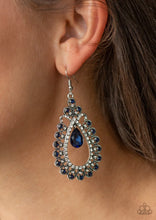 Load image into Gallery viewer, Paparazzi 💜 &quot;All About Business&quot; -- Blue Earrings
