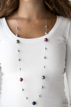 Lade das Bild in den Galerie-Viewer, Paparazzi 💜 &quot;Eloquently Eloquent&quot; -- Multi-Color/Silver Necklace
