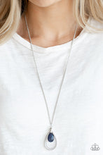 Cargar imagen en el visor de la galería, Paparazzi 💜”Teardrop Tranquility” -- Blue Moonstone Necklace
