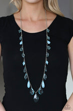 Load image into Gallery viewer, Paparazzi 💜 “Glow And Steady Wins The Race- Blue necklace
