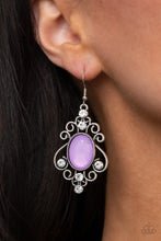 Cargar imagen en el visor de la galería, Paparazzi 💜 &quot;Tour de Fairytale&quot; -- Purple Earrings
