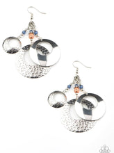 Cargar imagen en el visor de la galería, Paparazzi 💜 &quot;Wanderlust Garden&quot; -- Silver/Blue Earrings
