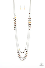 Lade das Bild in den Galerie-Viewer, Paparazzi 💜 &quot;Seasonal Sensation&quot; -- multi Brown/Orange/Yellow Necklace
