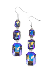 Load image into Gallery viewer, Paparazzi 💜 Cosmic Red Carpet - Blue  Earrings
