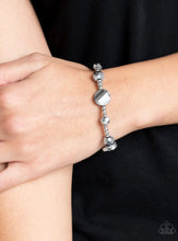 Load image into Gallery viewer, Paparazzi 💜 &quot;Starry-Eyed Elegance&quot; -- Silver Bracelet
