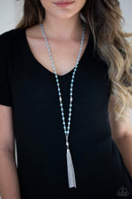 Load image into Gallery viewer, Paparazzi 💜 &quot;Tassel Takeover&quot; -- Blue Necklace
