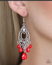 Load image into Gallery viewer, Paparazzi 💜 &quot;Fashion Flirt&quot; -- Red Earrings
