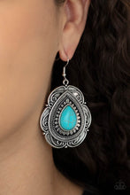 Load image into Gallery viewer, Paparazzi 💜 &quot;South-Western Soul&quot; -- Blue Earrings
