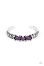 Charger l&#39;image dans la galerie, Paparazzi 💜 &quot;Mojave Glyphs&quot; -- Purple Cuff Bracelet
