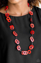 Load image into Gallery viewer, Paparazzi 💜 “Waikiki Winds” -- Red necklace
