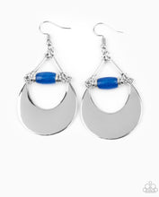 Load image into Gallery viewer, Paparazzi 💜 &quot;Mystical Moonbeams&quot; -- Silver/Blue Earrings
