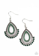 Load image into Gallery viewer, Paparazzi 💜 &quot;Castle Collection&quot; -- Green Earrings
