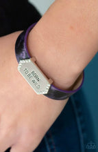 Cargar imagen en el visor de la galería, Paparazzi 💜 &quot;Born To Be Wild&quot; -- Purple Urban Bracelet
