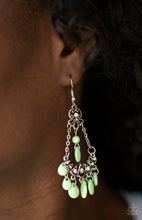 Load image into Gallery viewer, Paparazzi 💜 &quot;Malibu Sunset&quot; -- Light Green Earrings
