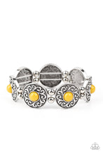 Load image into Gallery viewer, Paparazzi 💜 &quot;Flirty Finery&quot; -- Yellow Bracelet
