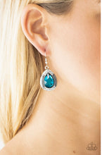 Load image into Gallery viewer, Paparazzi 💜 &quot;Grandmaster Shimmer&quot; -- Blue Earrings
