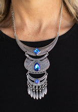 Load image into Gallery viewer, Paparazzi 💜 Lunar Enchantment - Blue Necklace
