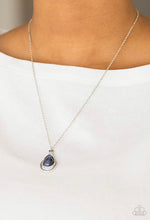 Charger l&#39;image dans la galerie, Paparazzi 💜 &quot;Just Drop It!&quot; -- Blue Moonstone Necklace
