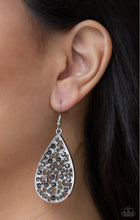 Load image into Gallery viewer, Paparazzi 💜 &quot;Call Me Ms. Universe&quot; -- Silver/Gray Earrings
