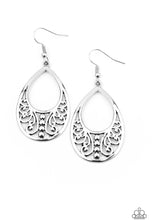 Load image into Gallery viewer, Paparazzi 💜 &quot;Stylish Serpentine&quot; -- Silver Earrings
