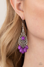 Load image into Gallery viewer, Paparazzi 💜 &quot;Fruity Tropics&quot; -- Purple Earrings
