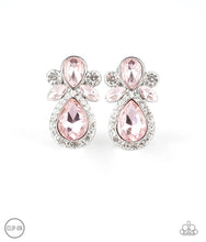 Load image into Gallery viewer, Paparazzi 💜 &quot;Celebrity Crowd&quot; -- Pink Clip-On Earrings
