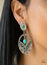 Load image into Gallery viewer, Paparazzi 💜 &quot;Terra Tribute&quot; -- Blue Earrings
