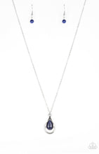 Cargar imagen en el visor de la galería, Paparazzi 💜 &quot;Just Drop It!&quot; -- Blue Moonstone Necklace
