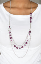 Cargar imagen en el visor de la galería, Paparazzi 💜 Party Dress Princess - Purple Necklace
