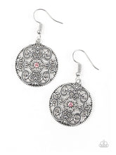 Load image into Gallery viewer, Paparazzi 💜 &quot;Rochester Royale&quot; -- Silver/Pink Earrings
