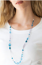 Cargar imagen en el visor de la galería, Paparazzi 💜 &quot;Quiet Quintessence&quot; -- Blue Necklace
